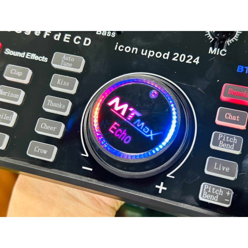 Sound Card Livestream DJ Icon upod 2024 Tương Thích Android, IOS chuyên thu âm, livestream...