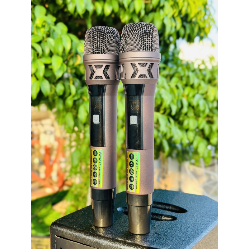 Loa Kéo Karaoke Di Động DJ 5.2 Pro - Công Suất Cực Lớn 1500W, Hệ Thống 8 Loa 3 Đường Tiếng, 2 Bass 40cm Âm Thanh Mạnh Mẽ, Tặng Kèm 2 Micro Chống Hú Cao Cấp