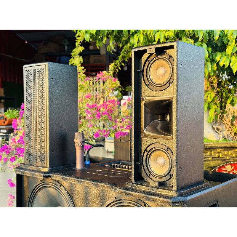 Loa Kéo Karaoke Di Động DJ 5.2 Pro - Công Suất Cực Lớn 1500W, Hệ Thống 8 Loa 3 Đường Tiếng, 2 Bass 40cm Âm Thanh Mạnh Mẽ, Tặng Kèm 2 Micro Chống Hú Cao Cấp